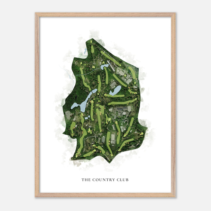Print of The Country Club Classic Map