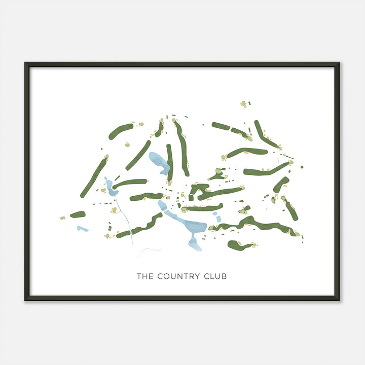 Print of The Country Club Modern Map