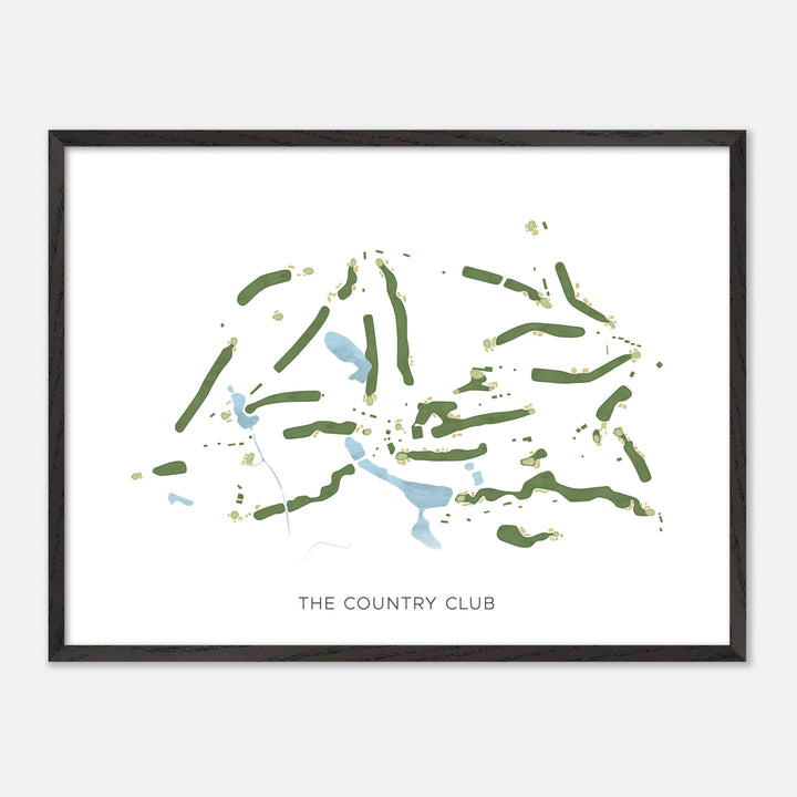 Print of The Country Club Modern Map
