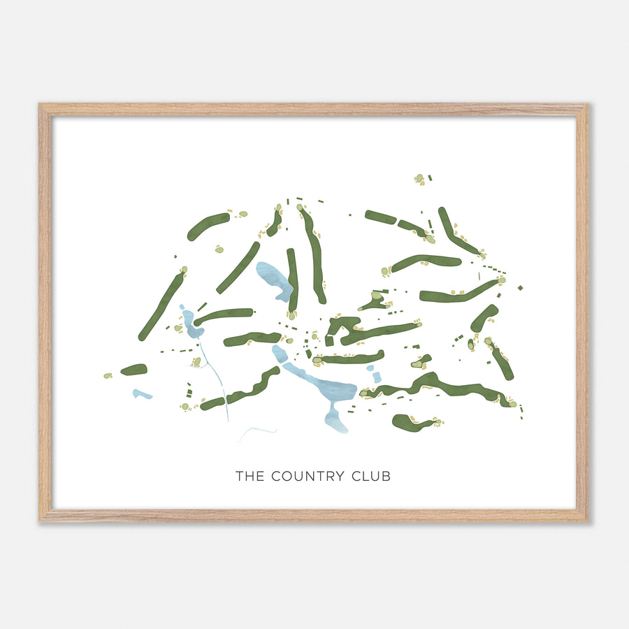 Print of The Country Club Modern Map