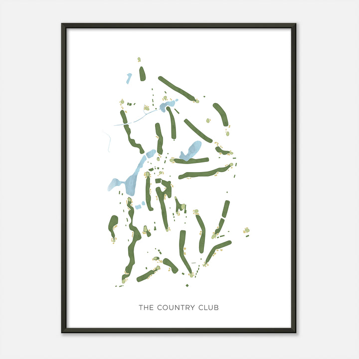 Print of The Country Club Modern Map