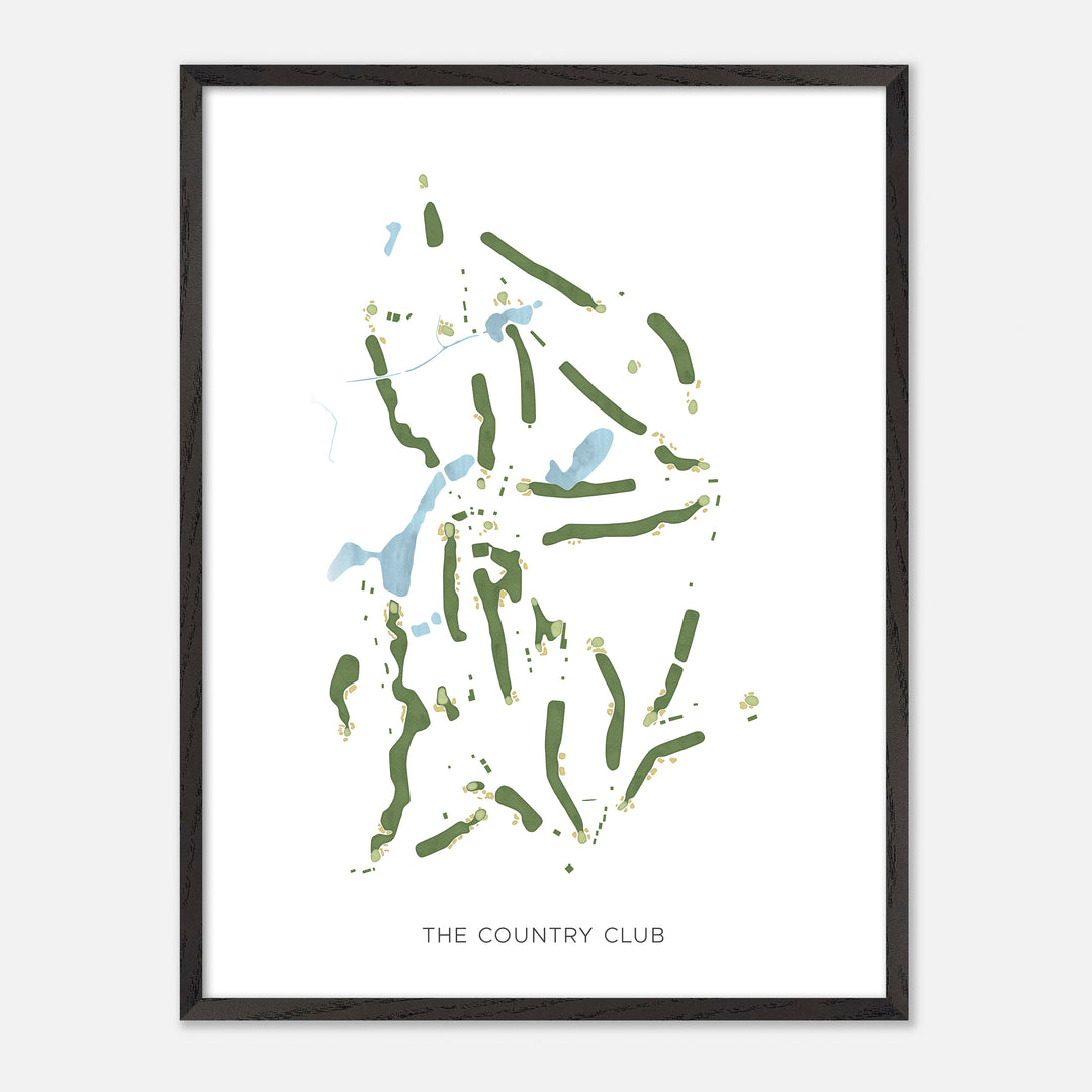 Print of The Country Club Modern Map