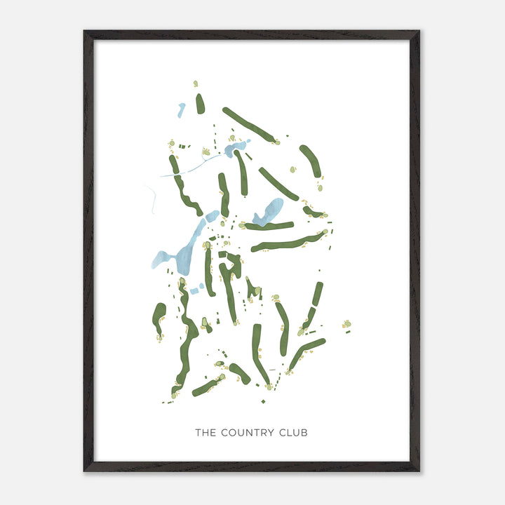 Print of The Country Club Modern Map