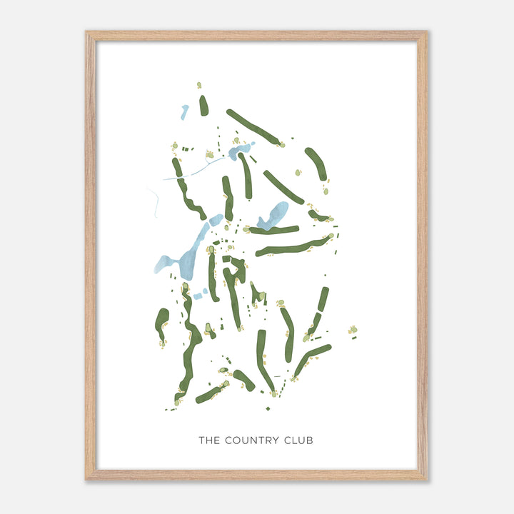 Print of The Country Club Modern Map