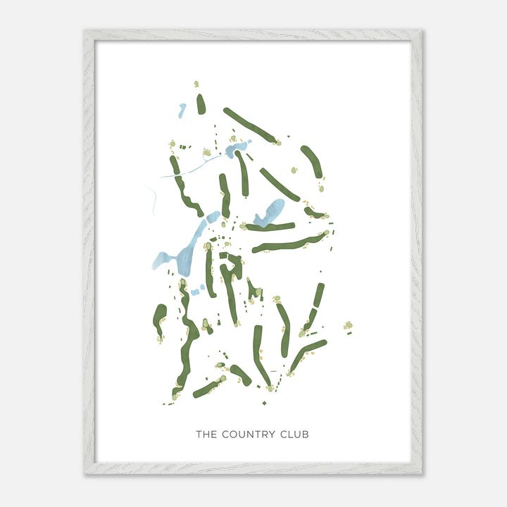Print of The Country Club Modern Map