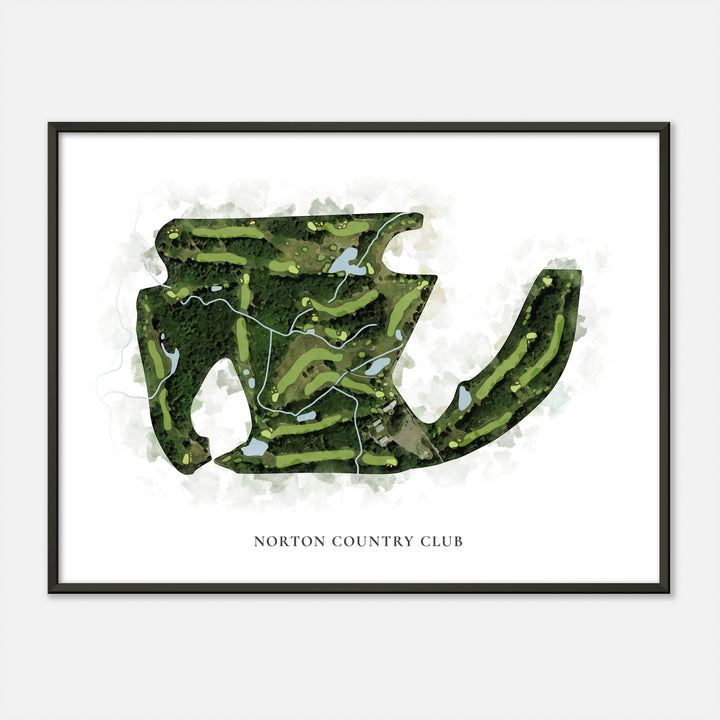 Print of Norton Country Club Classic Map