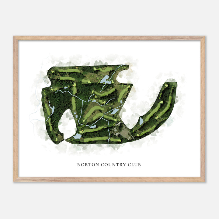Print of Norton Country Club Classic Map