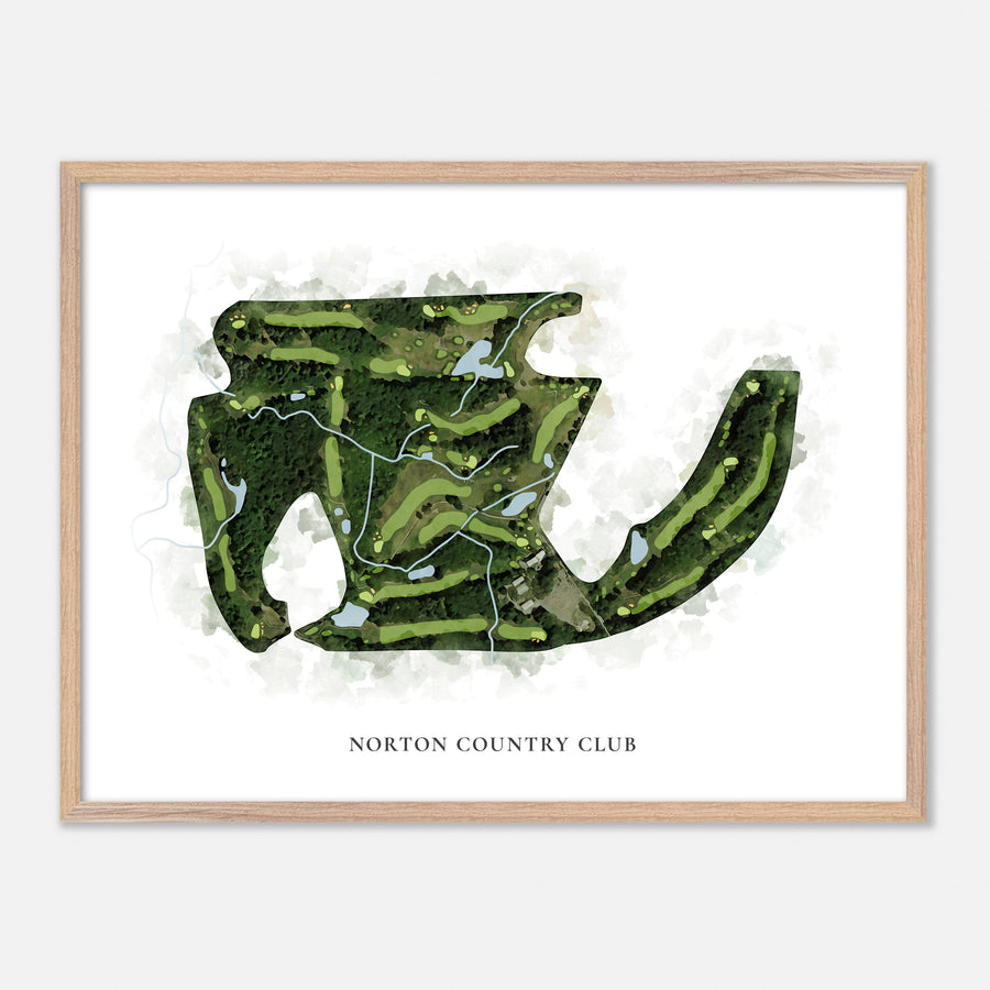 Print of Norton Country Club Classic Map