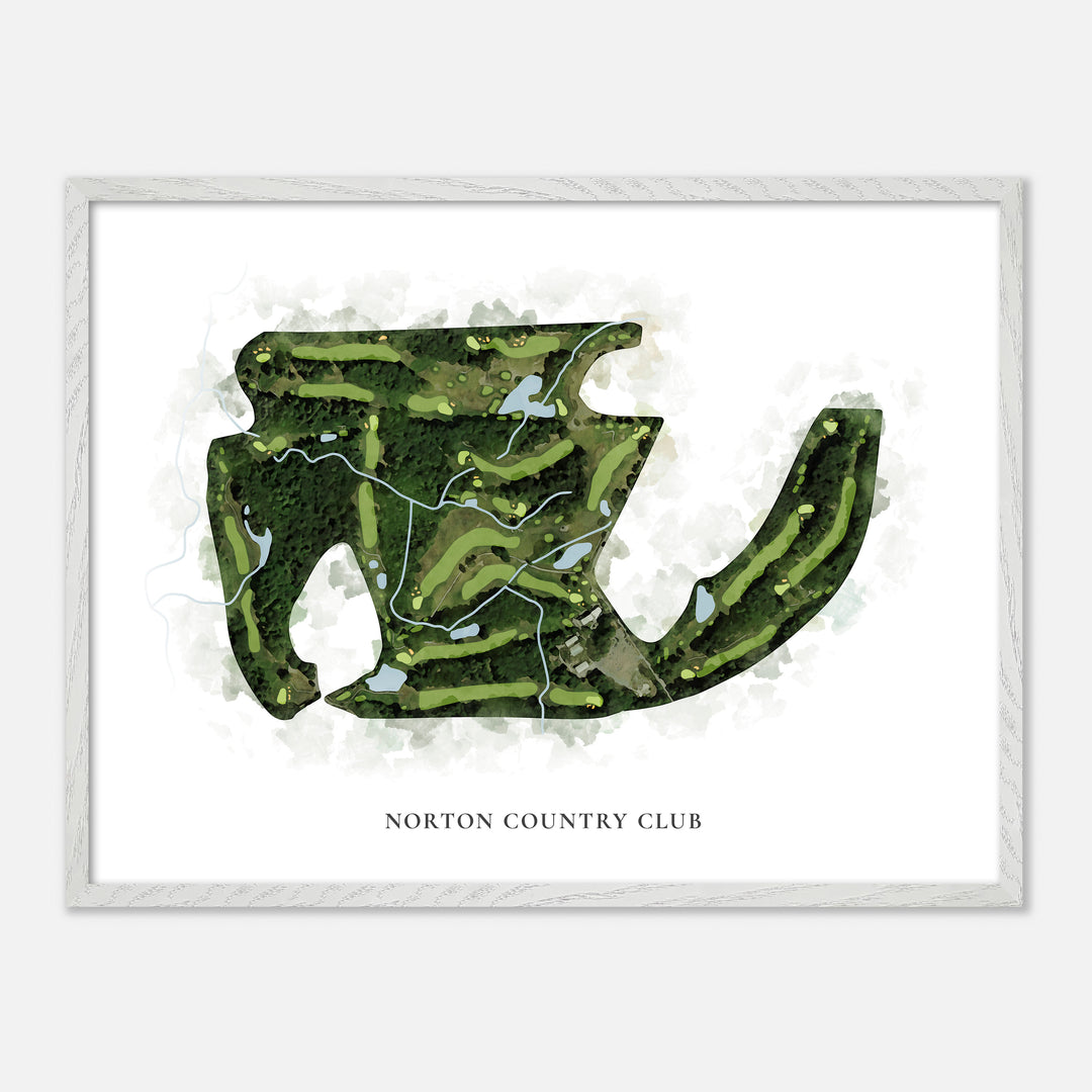 Print of Norton Country Club Classic Map
