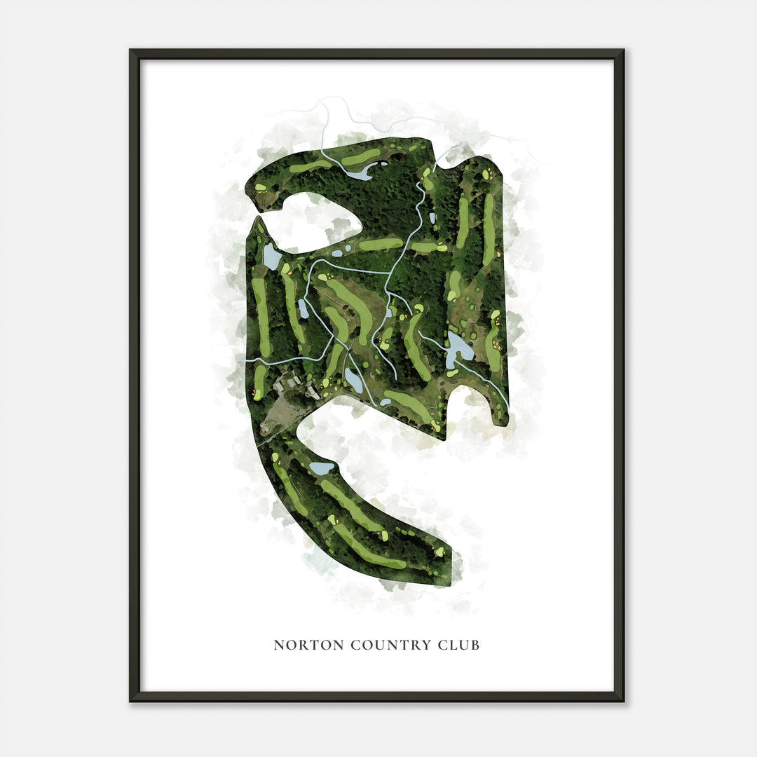 Print of Norton Country Club Classic Map
