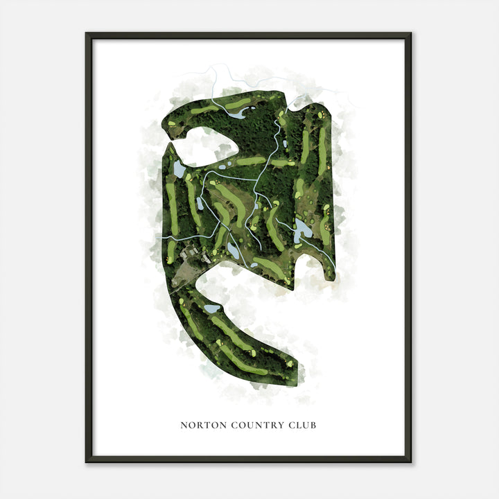 Print of Norton Country Club Classic Map