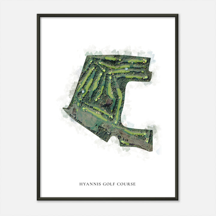 Print of Hyannis Golf Course Classic Map