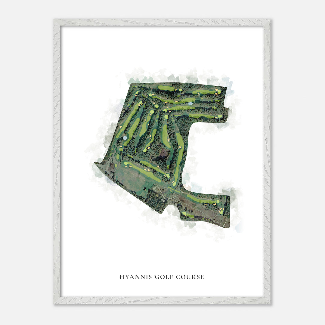Print of Hyannis Golf Course Classic Map