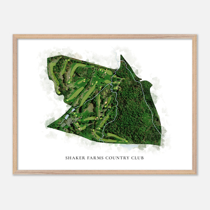 Print of Shaker Farms Country Club Classic Map