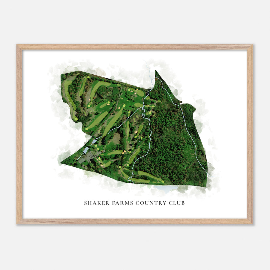 Print of Shaker Farms Country Club Classic Map