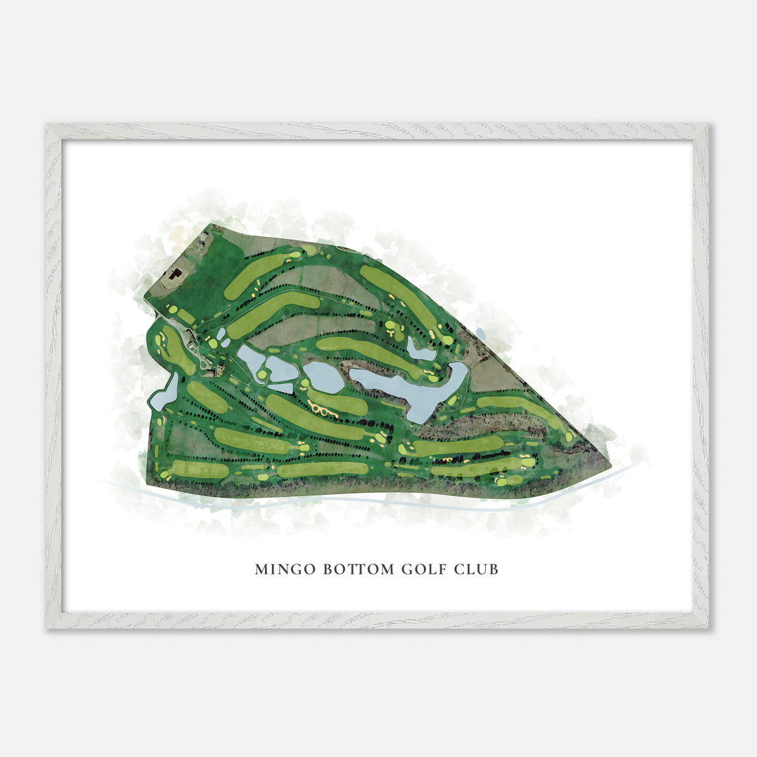Print of Mingo Bottom Golf Club Classic Map