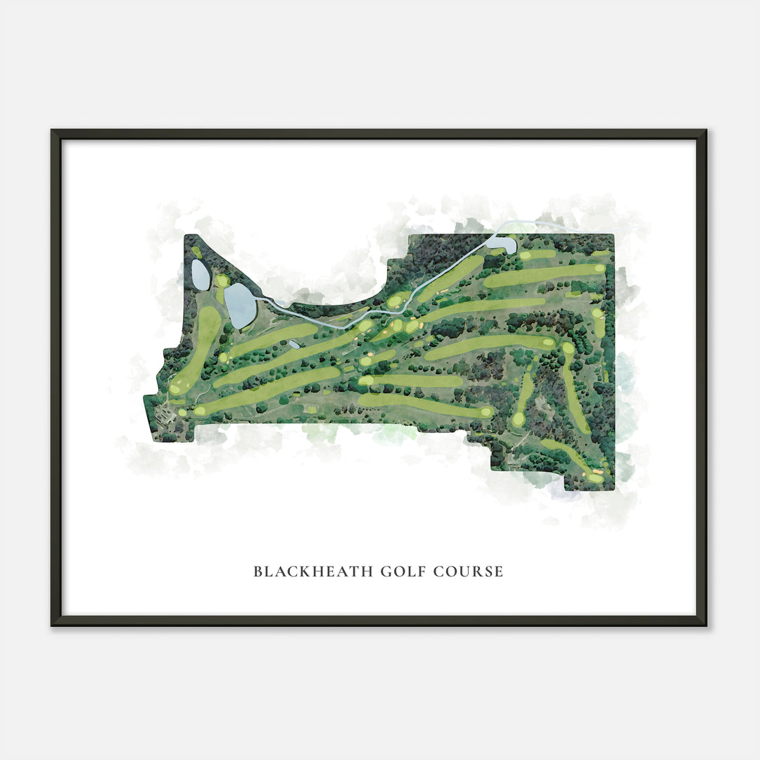 Print of Blackheath Golf Course Classic Map