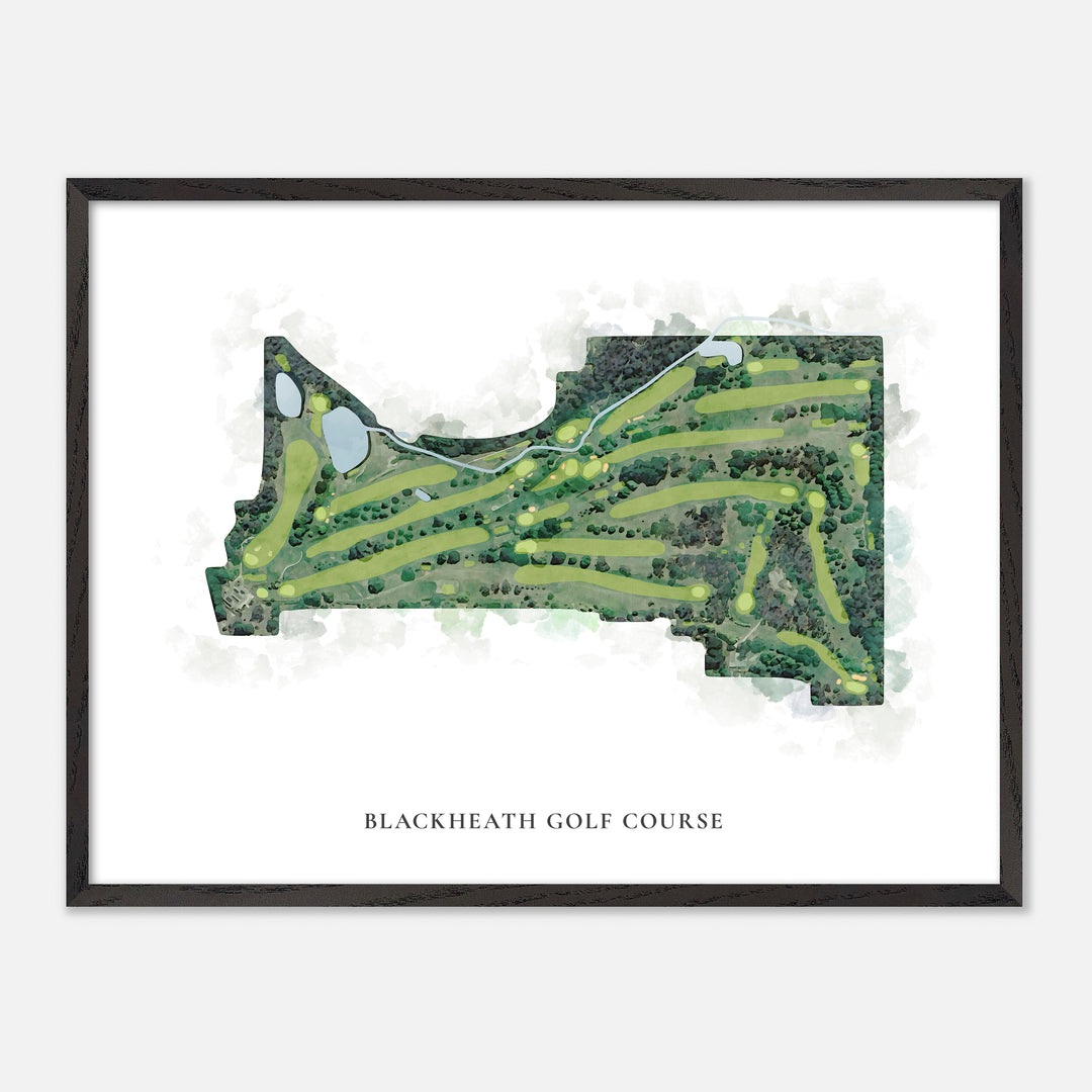 Print of Blackheath Golf Course Classic Map