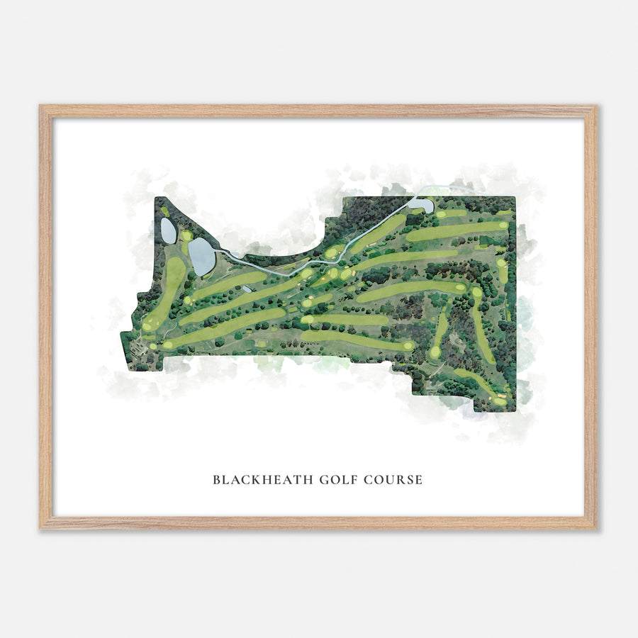 Print of Blackheath Golf Course Classic Map