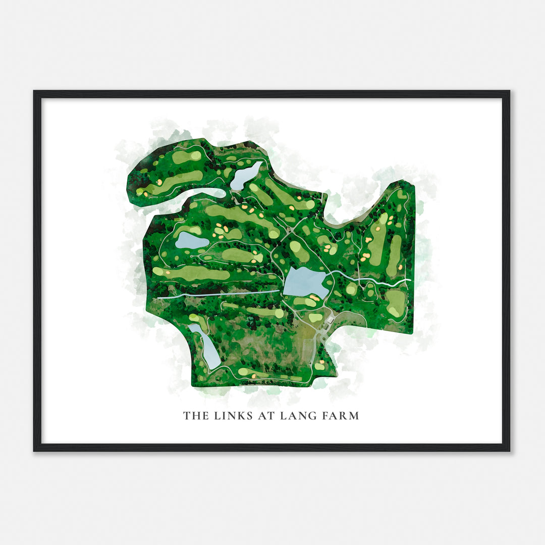 Print of The Links At Lang Farm Classic Map