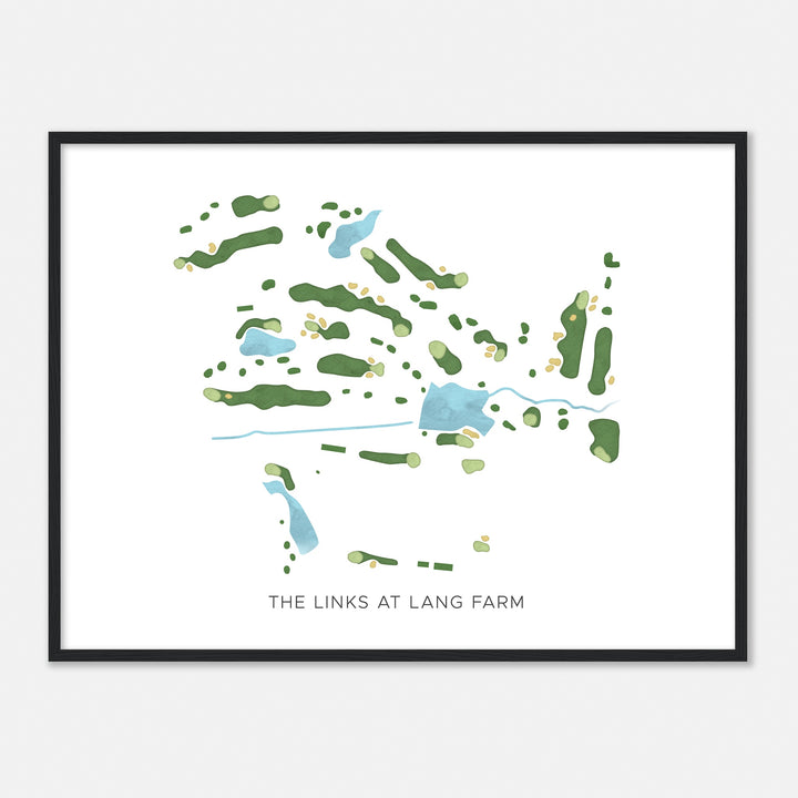 Print of The Links At Lang Farm Modern Map