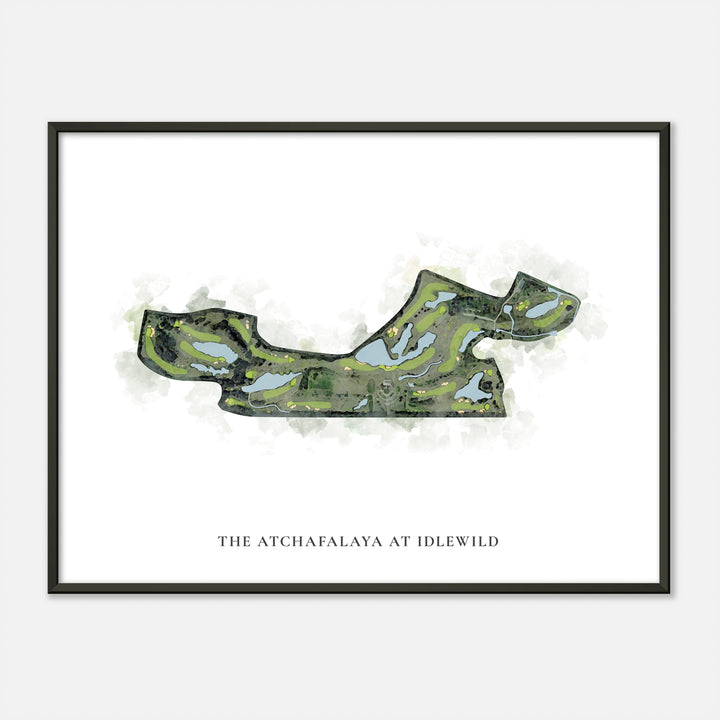 Print of The Atchafalaya At Idlewild Classic Map
