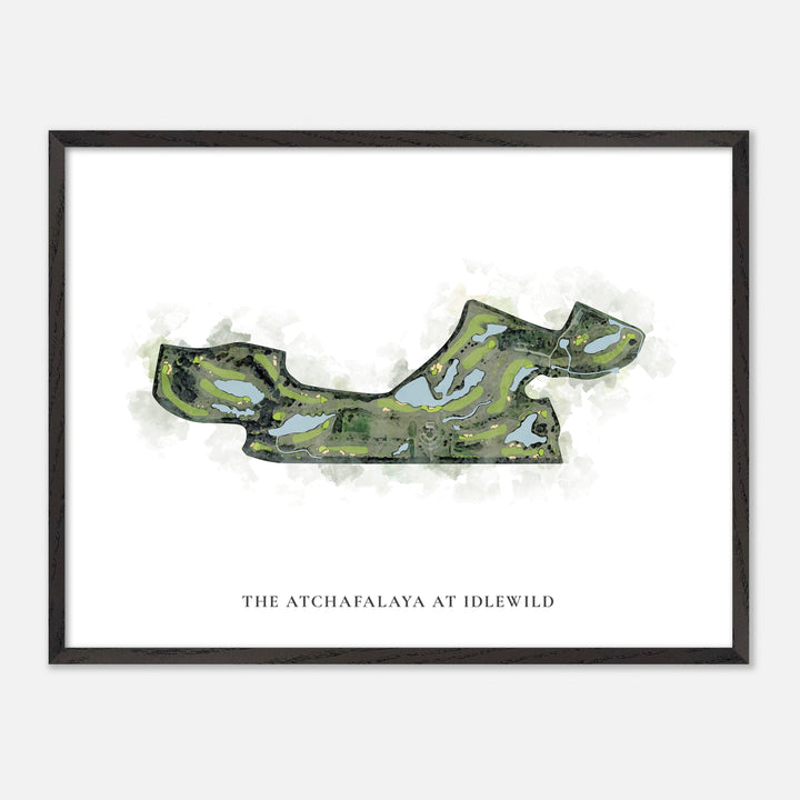 Print of The Atchafalaya At Idlewild Classic Map
