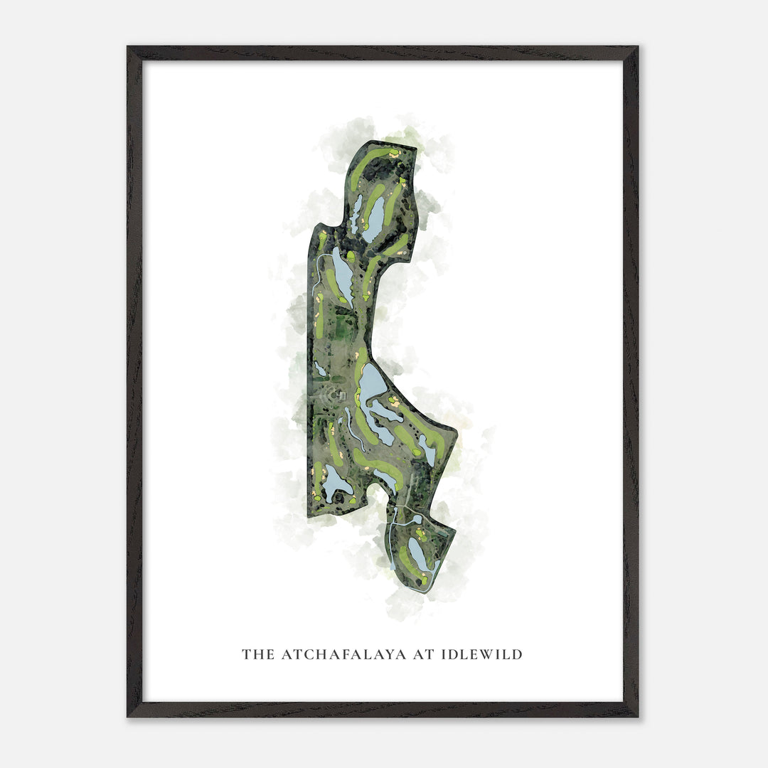 Print of The Atchafalaya At Idlewild Classic Map