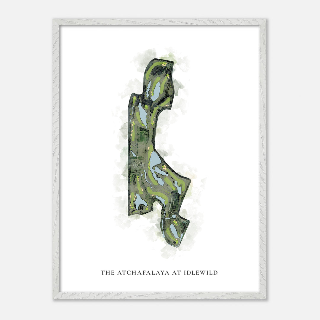 Print of The Atchafalaya At Idlewild Classic Map