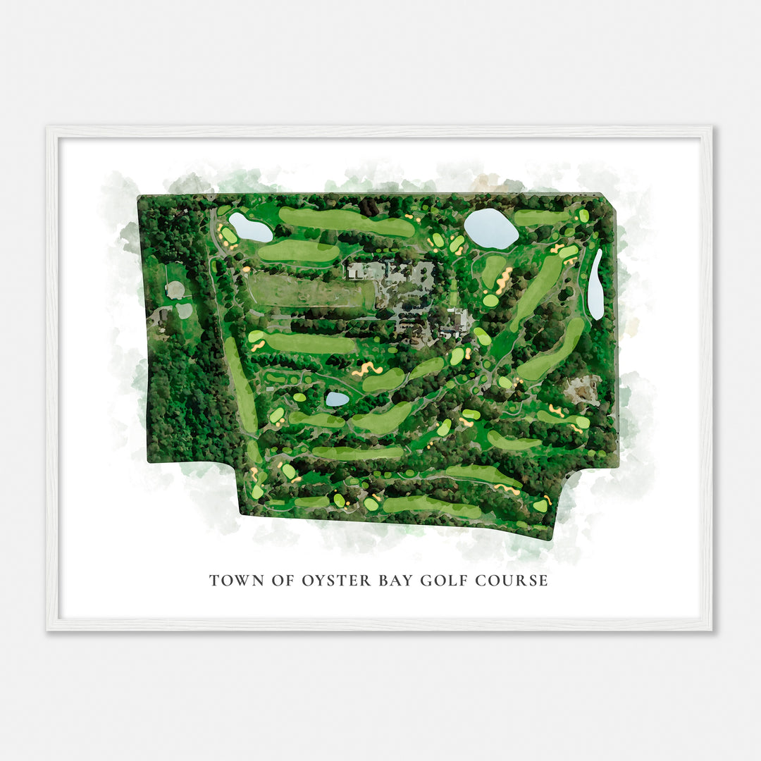 Print of Town Of Oyster Bay Golf Course Classic Map