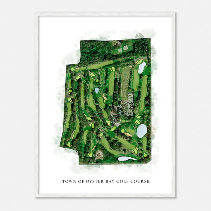 Print of Town Of Oyster Bay Golf Course Classic Map