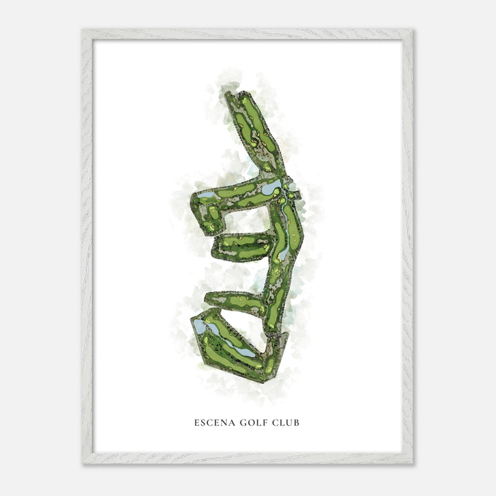 Print of Escena Golf Club Classic Map