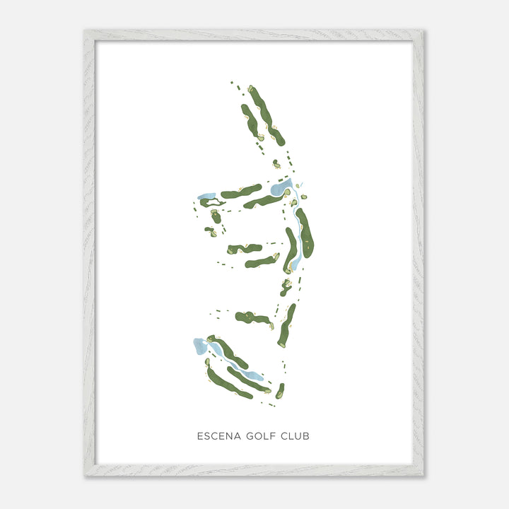 Print of Escena Golf Club Modern Map