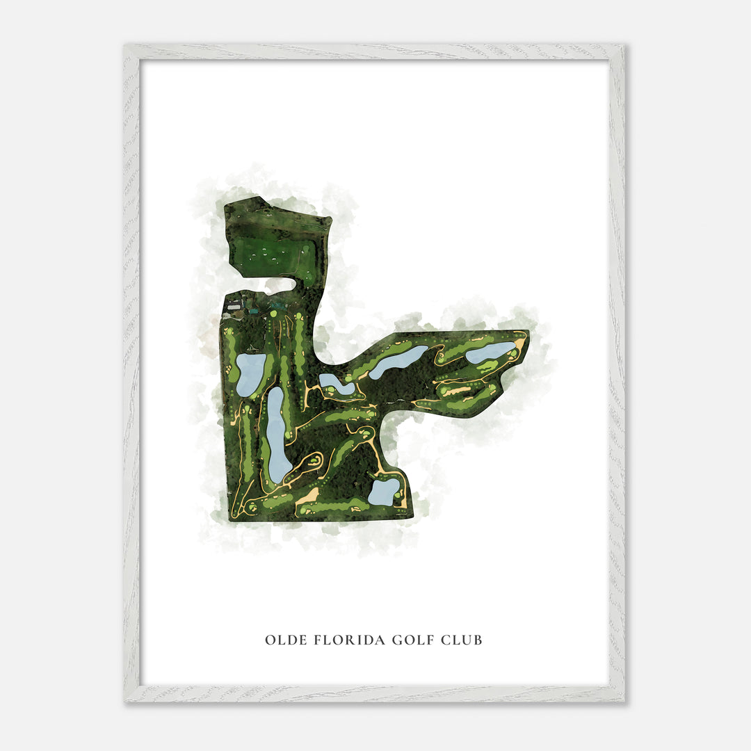 Print of Olde Florida Golf Club Classic Map