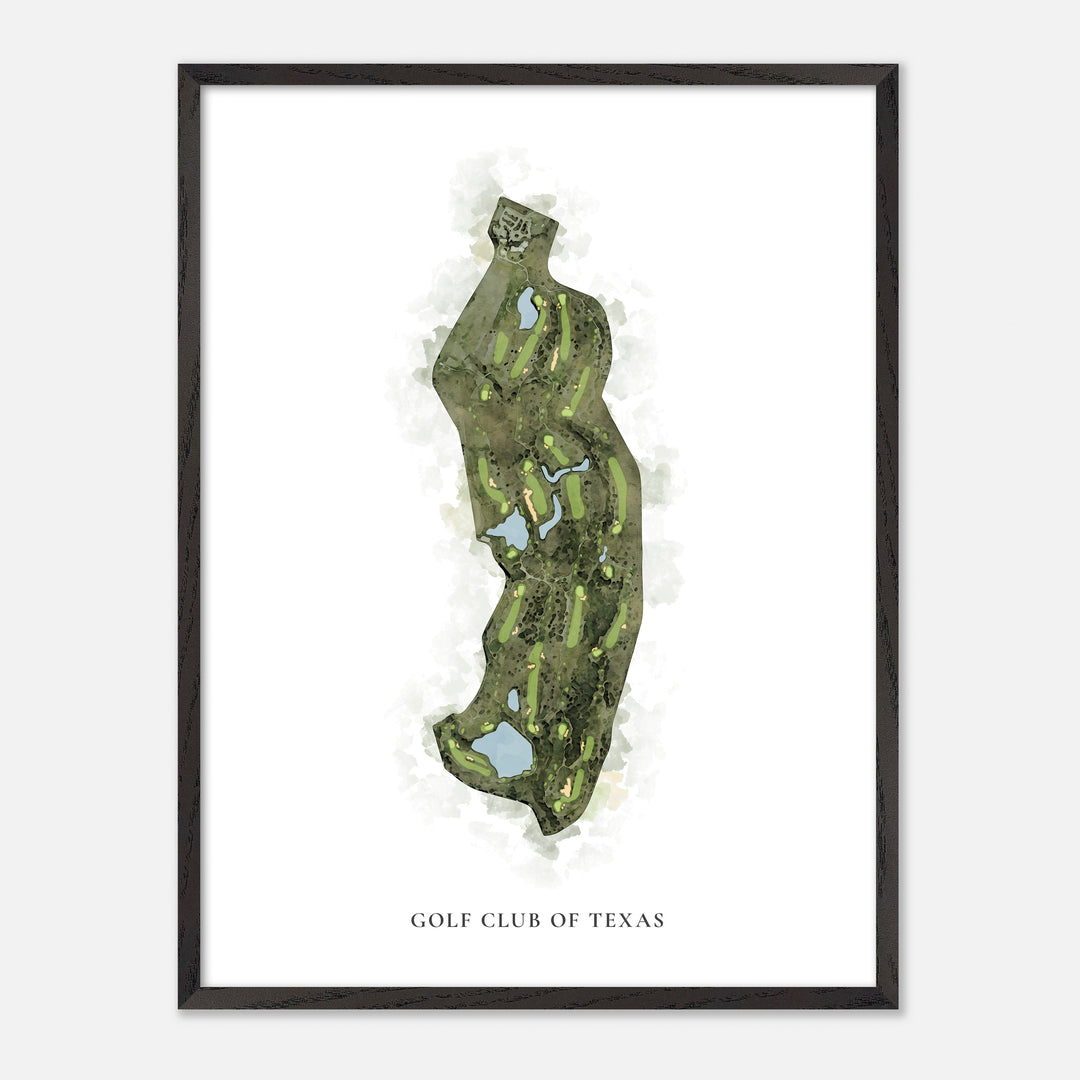 Print of Golf Club Of Texas Classic Map