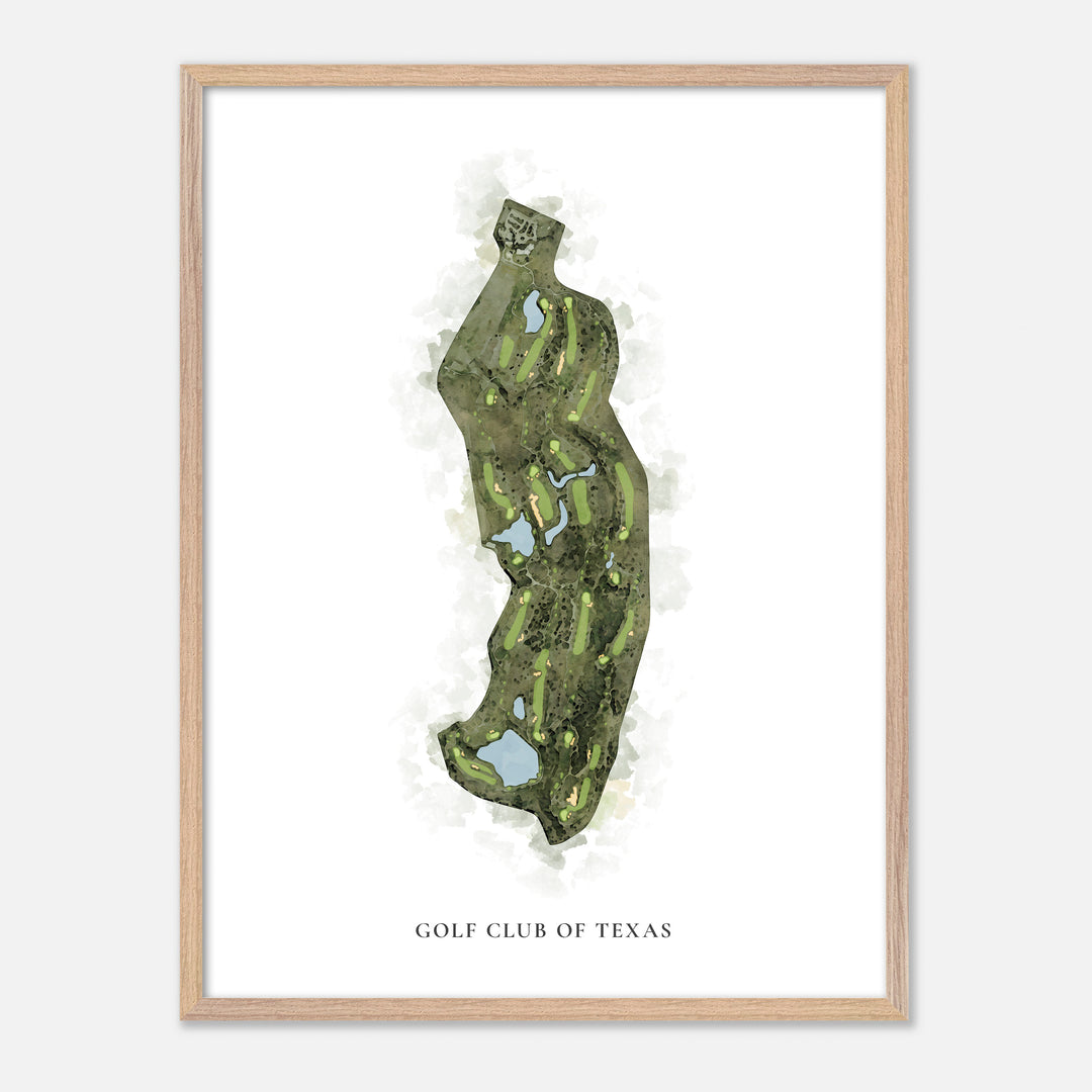 Print of Golf Club Of Texas Classic Map