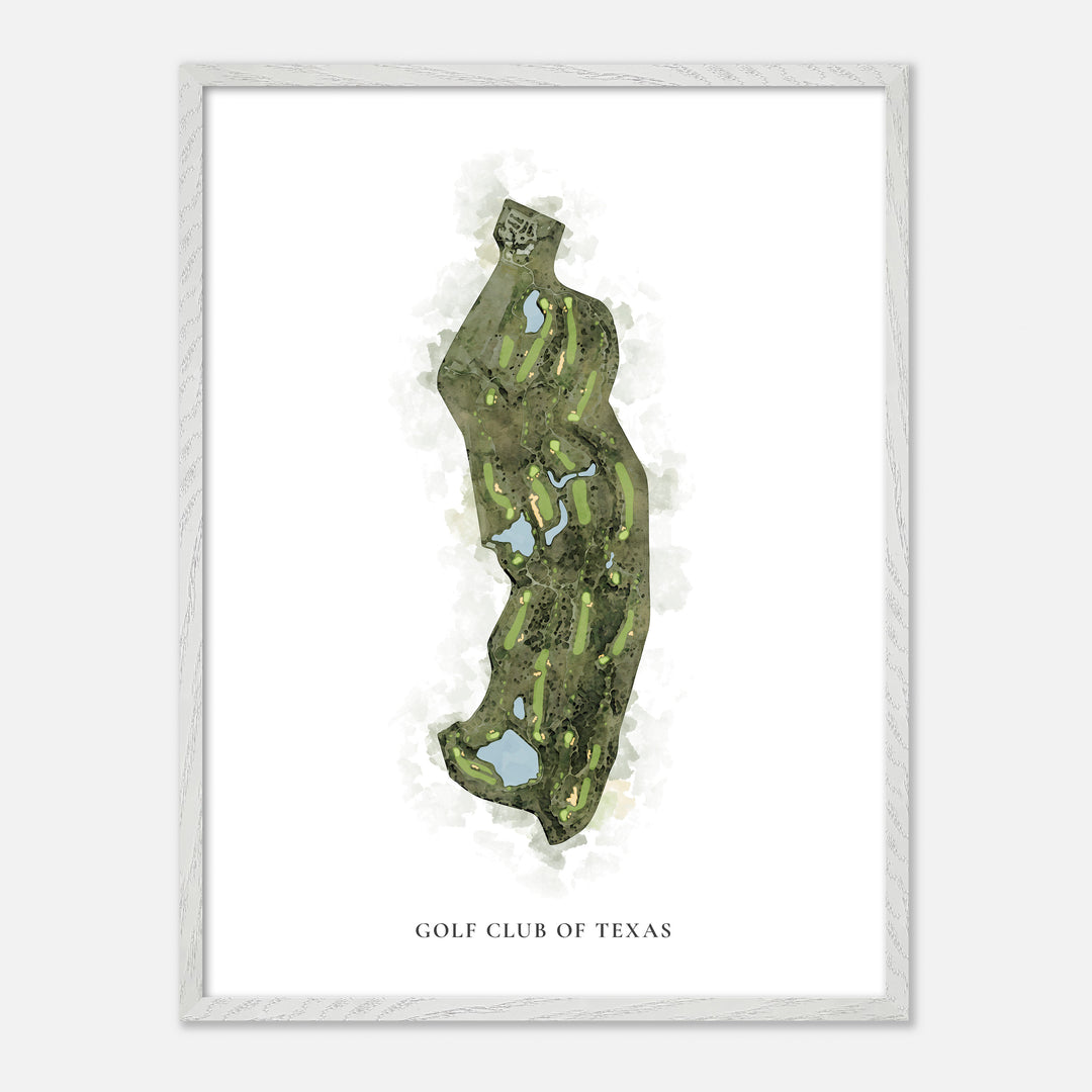 Print of Golf Club Of Texas Classic Map