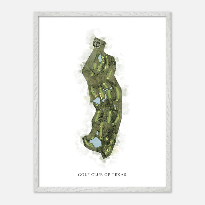 Print of Golf Club Of Texas Classic Map