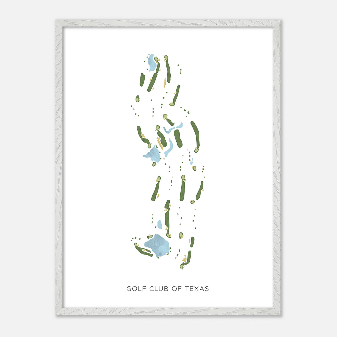Print of Golf Club Of Texas Modern Map