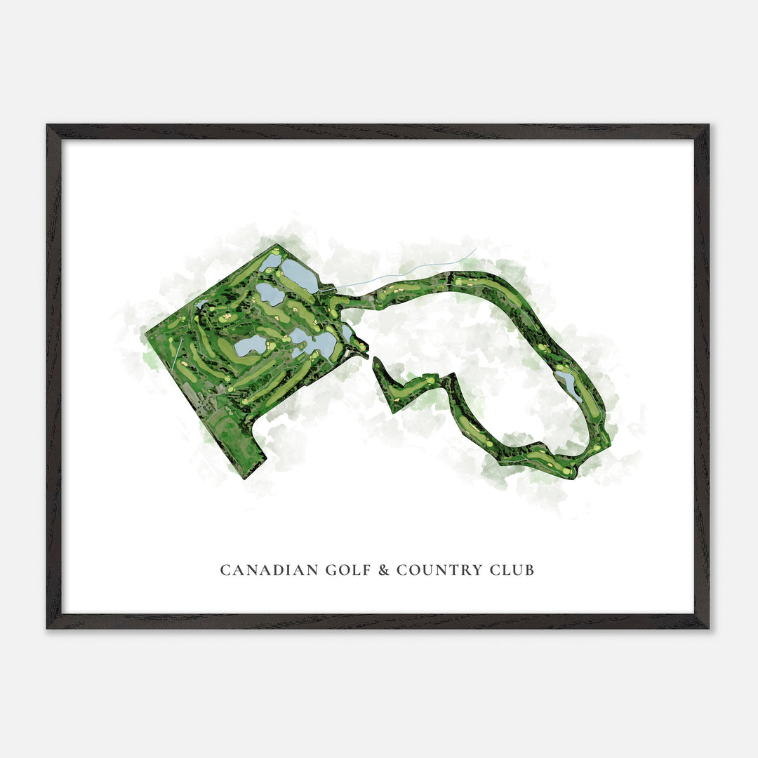 Print of Canadian Golf & Country Club Classic Map