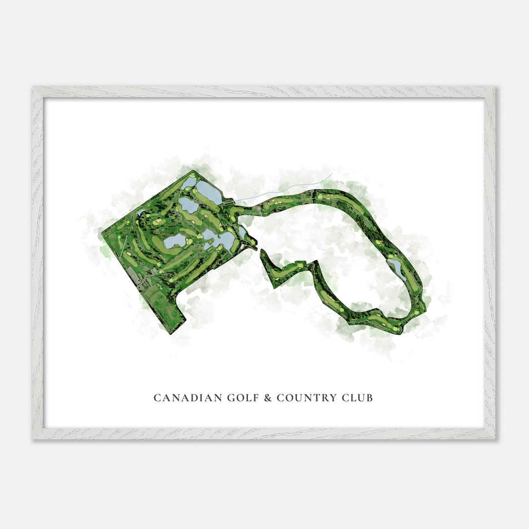 Print of Canadian Golf & Country Club Classic Map