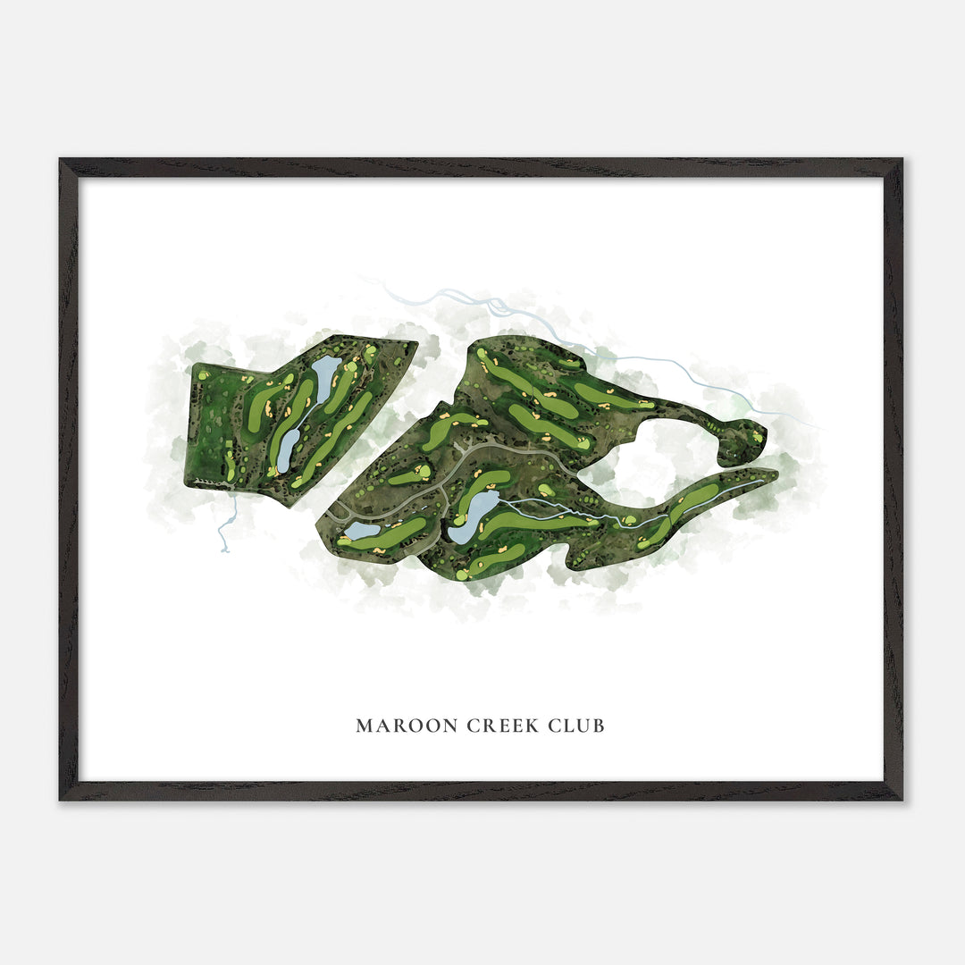 Print of Maroon Creek Club Classic Map