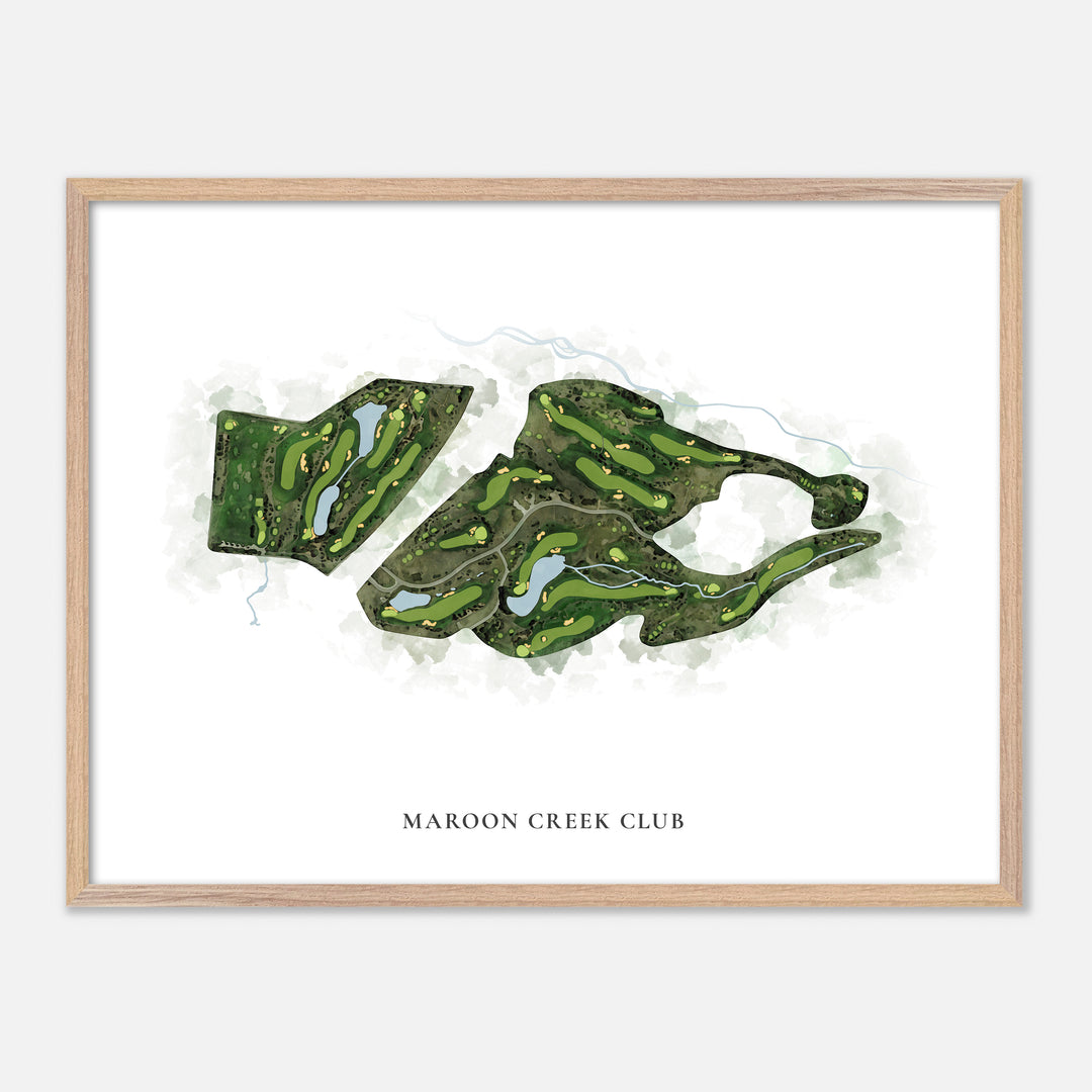 Print of Maroon Creek Club Classic Map