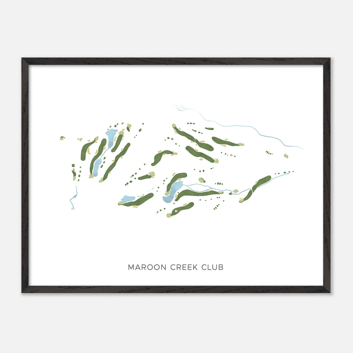 Print of Maroon Creek Club Modern Map