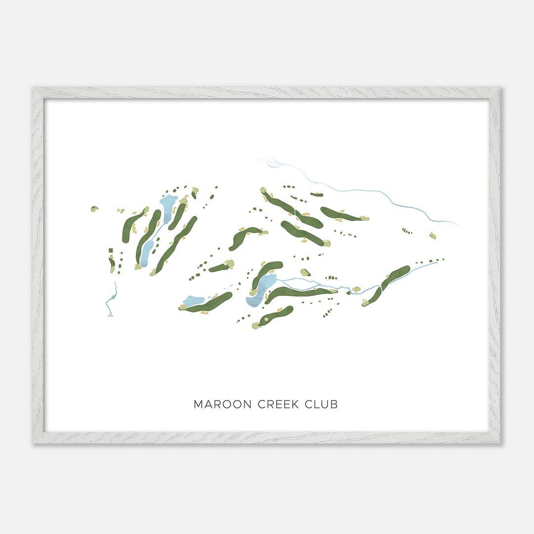 Print of Maroon Creek Club Modern Map
