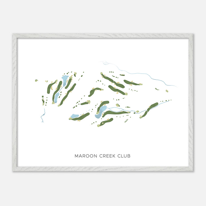 Print of Maroon Creek Club Modern Map