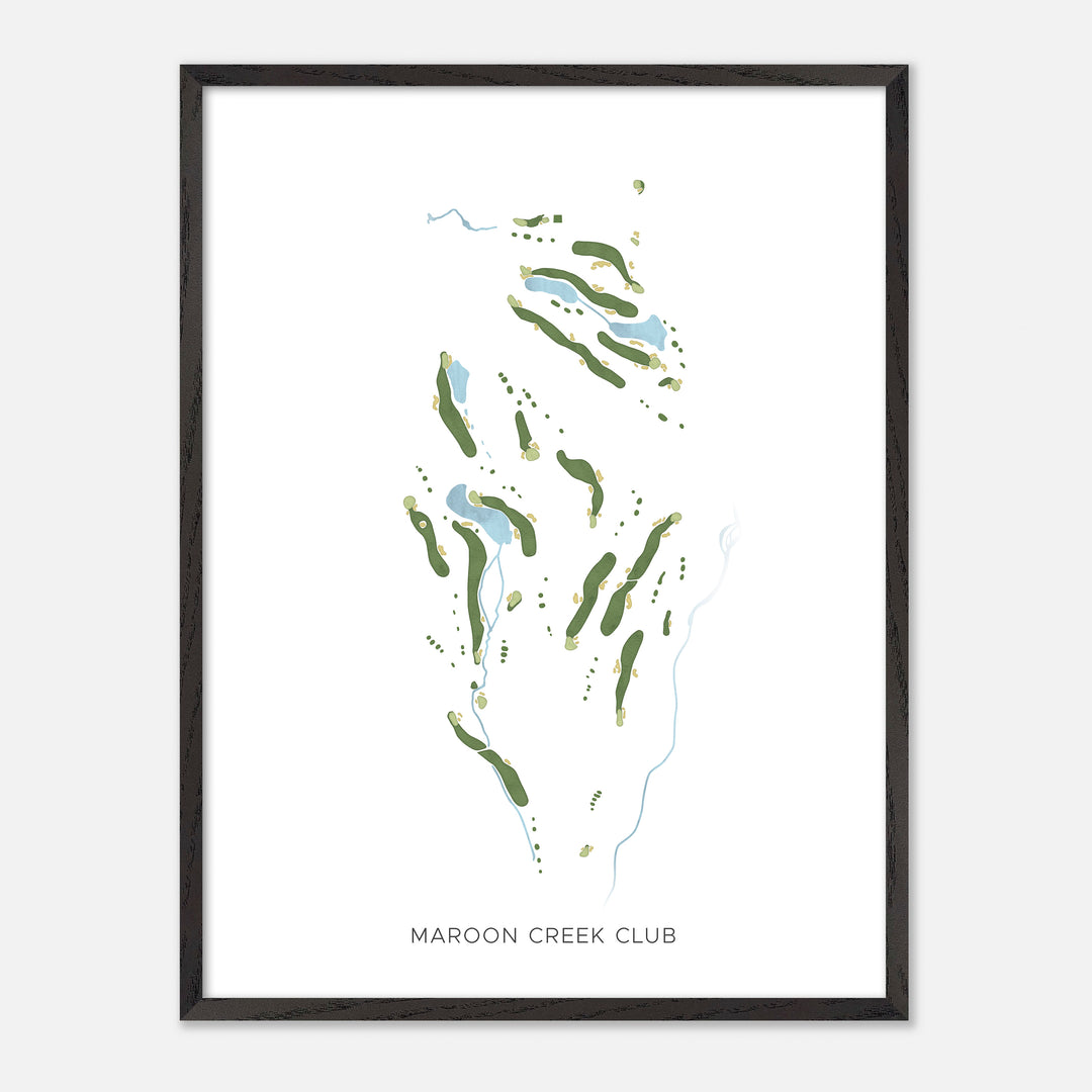 Print of Maroon Creek Club Modern Map