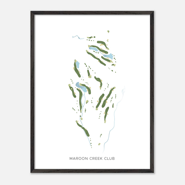 Print of Maroon Creek Club Modern Map