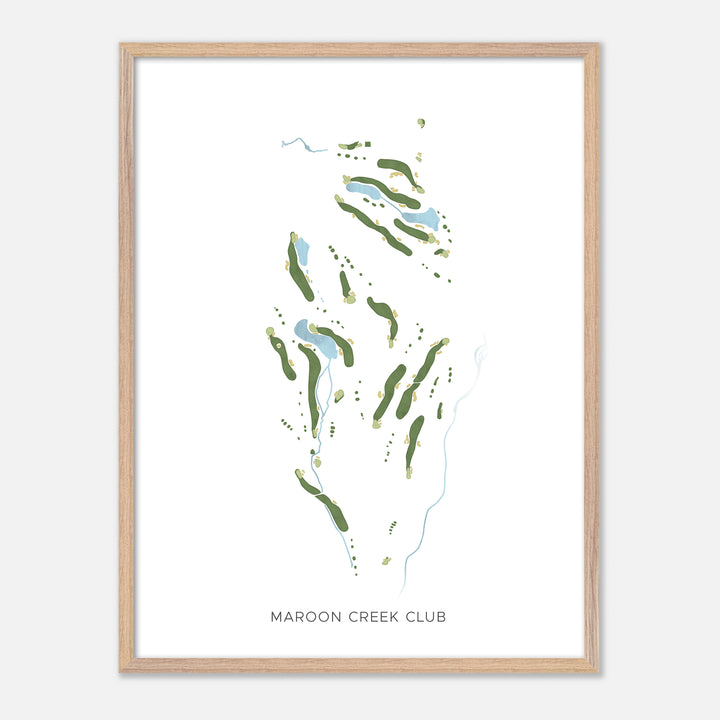 Print of Maroon Creek Club Modern Map