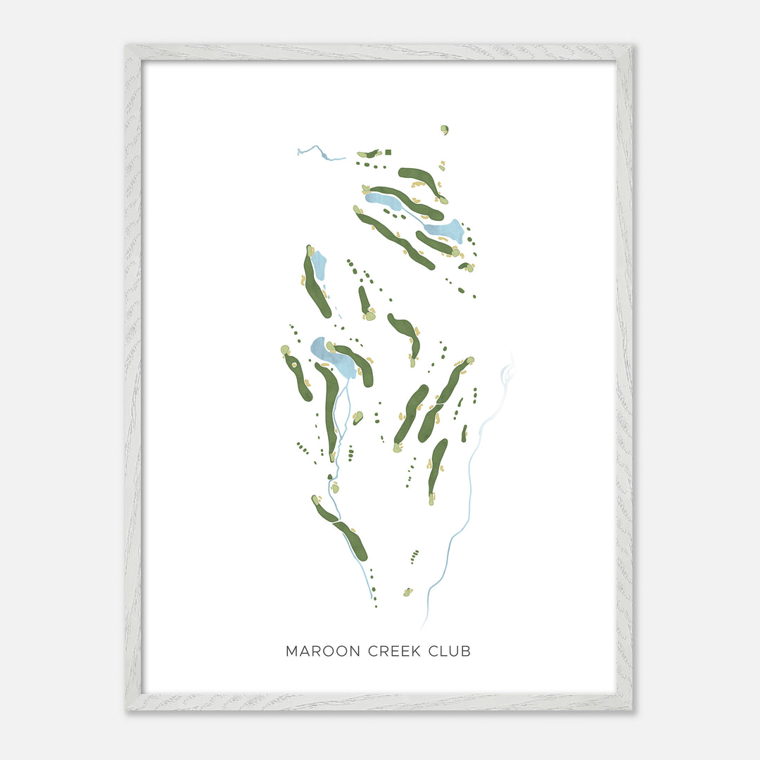 Print of Maroon Creek Club Modern Map